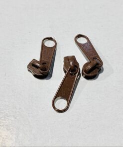 Zipper 3mm mittelbraun