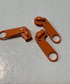 Zipper 3mm dunkelorange