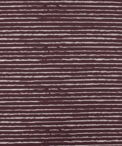 Jersey Chalky stripes weiss auf Mauve