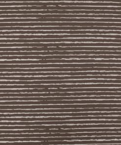 Jersey Chalky stripes weiss auf dusty brown
