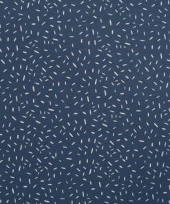 Jersey Konfetti weiss auf denim