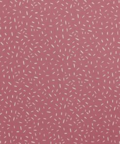 Jersey Konfetti weiss auf old rosé