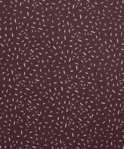 Jersey Konfetti weiss auf Mauve