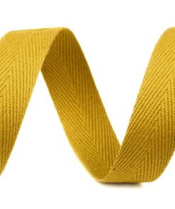 Köperband 14mm Gelb