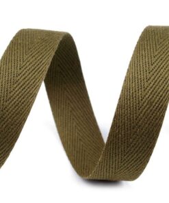 Köperband 14mm Khaki