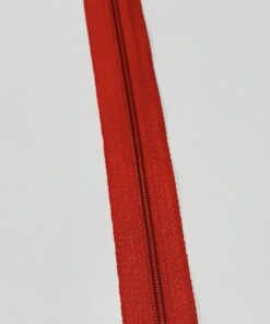 endlos Reissverschluss 3mm rot
