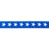 Gummiband 2cm weich Royal mit Sternen