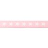 Gummiband 2cm weich Rosa mit Sternen