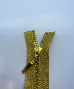 Zipper grob Gold 5mm