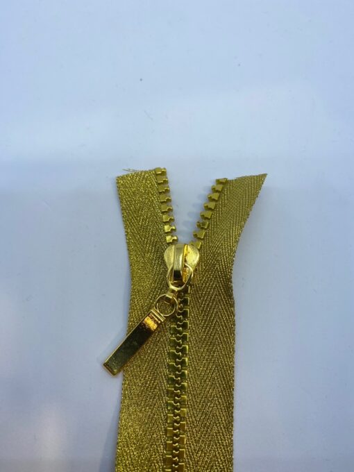 Zipper grob Gold 5mm