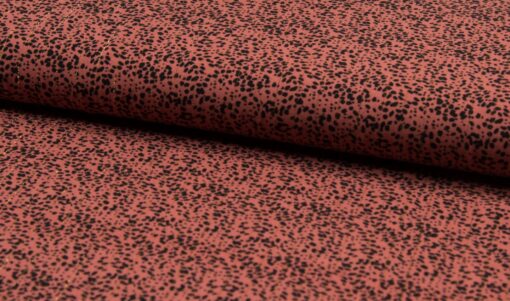 Viskose Webware Lurex Stripes Terra