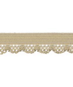 Gummispitze Schmal Beige