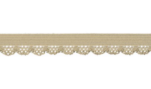 Gummispitze Schmal Beige