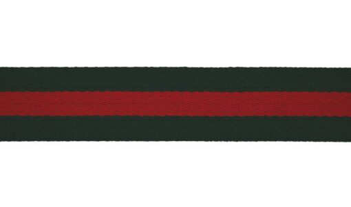 Gurtband 40mm Green/ Red