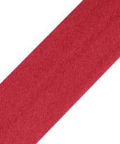 Satin Schrägband Rot