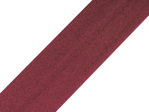 Satin Schrägband Bordeaux