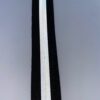 Endlos Reissverschluss Schwarz mit reflektierenden streifen verdeckte Spirale 5mm