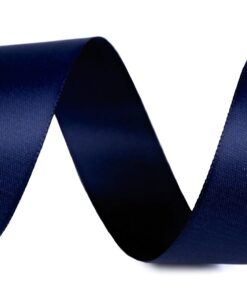 Satinband / Atlasband 24mm Navy