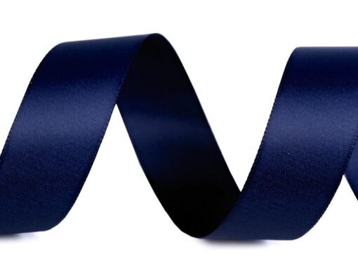 Satinband / Atlasband 24mm Navy