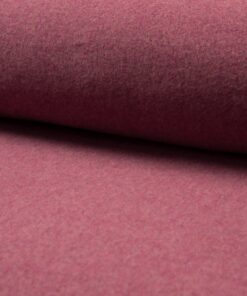 Bio Fleece Baumwolle bordeaux