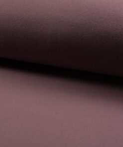 Bio Fleece Baumwolle mauve