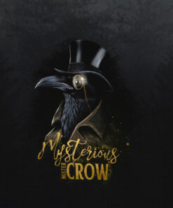 French Terry Panel Mystic Crow Stoffstübli