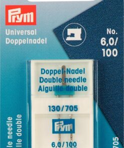 Nähmaschinennadel Prym Zwilling Universal 6.0 mm Stoffstübli