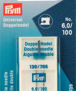 Nähmaschinennadel Prym Zwilling Universal 6.0 mm Stoffstübli