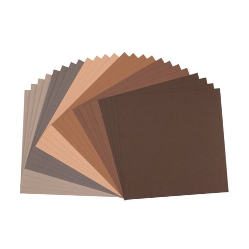 Cardstock Texture brown 30.5cm x 30.5cm