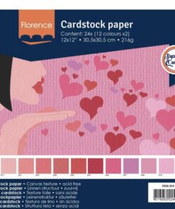 Cardstock Texture Valentinstag 30.5cm x 30.5cm