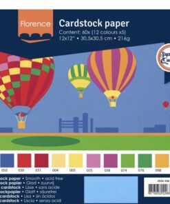 Cardstock smooth Basic 30.5cm x 30.5cm 12x5 Blatt