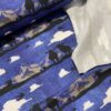French Terry Fabric Brothers Kuuhl in Blau