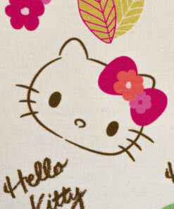Jersey Lizenz Hello Kitty auf creme