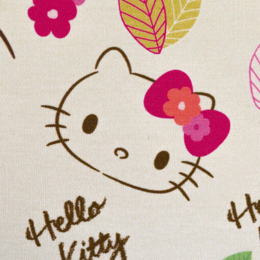 Jersey Lizenz Hello Kitty auf creme