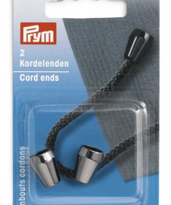 Kordelenden Prym konisch gunmetal Stoffstübli