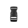 Steckschnalle Metall Schwarz 2.5cm elegant