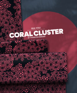 Viskose Webware Coral Cluster Stoffstübli