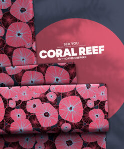 Viskose Webware Coral Reef Stoffstübli