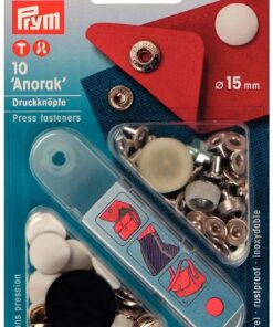 Prym Anorak Druckknopf weiss Stoffstübli
