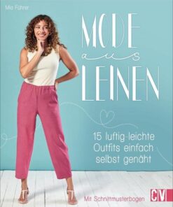 Buch nähen aus leine Stoffstübli