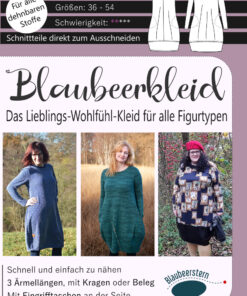 Schnittmuster Blaubeerstern Blaubeerkleid Stoffstübli