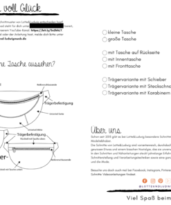 Schnittmuster Lotte und Ludwig Stoffstübli