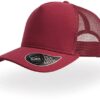 Jersey Rapper Cap One Size burgundy Stoffstübli