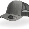 Jersey Rapper Cap One Size dark grey Stoffstübli