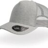 Jersey Rapper Cap One Size light grey Stoffstübli