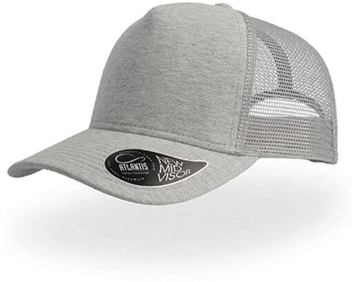 Jersey Rapper Cap One Size light grey Stoffstübli