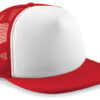 Junior SnapBack Trucker Cap One Size weiss rot Stoffstübli