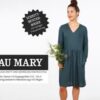 Studio Schnittreif Frau Mary Kleid mit V-ausschnitt