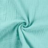 Baumwolle Musselin Uni mint
