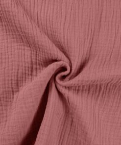 Baumwolle Musselin Uni old pink